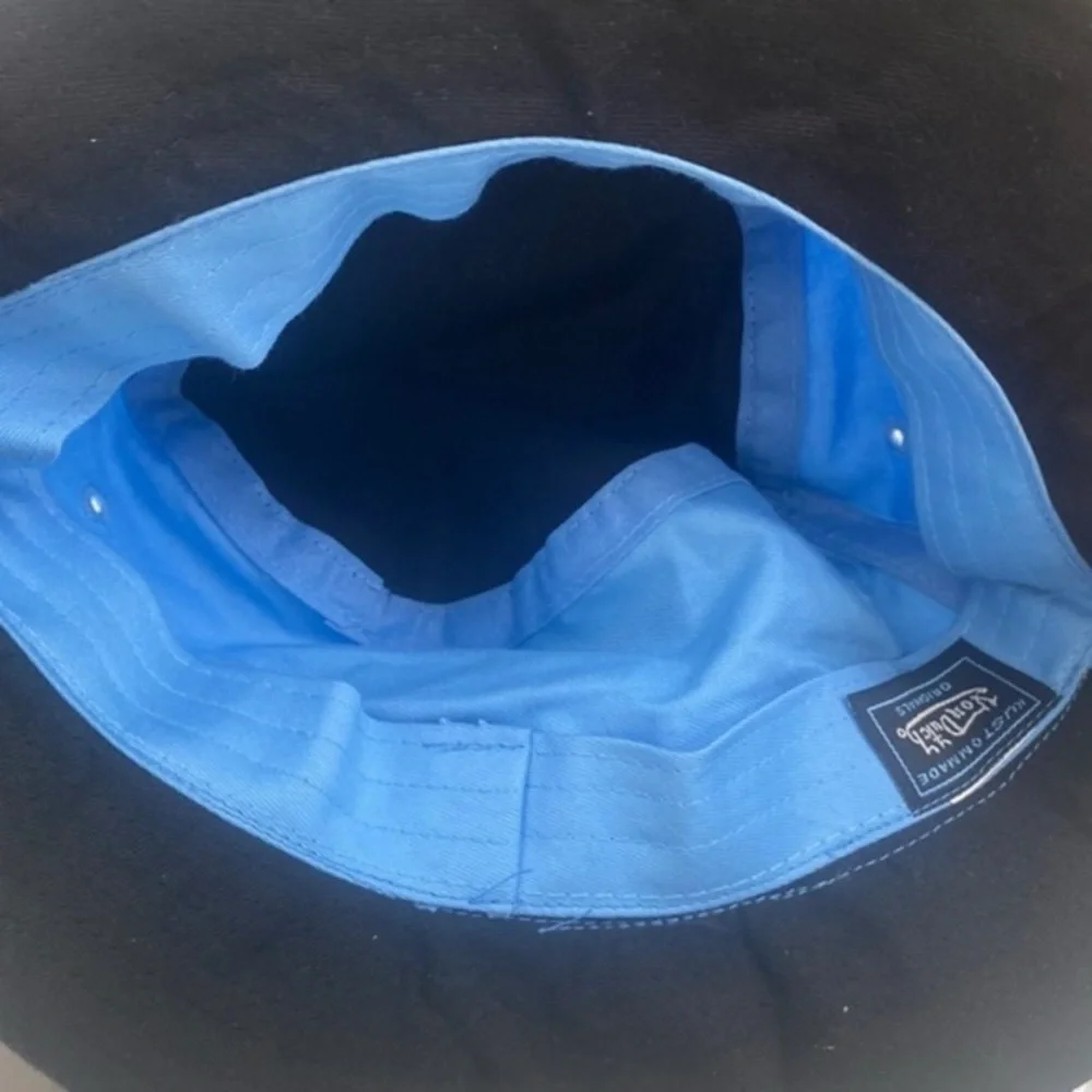 Von‎ Dutch Black and Light Blue Hat, NWOT